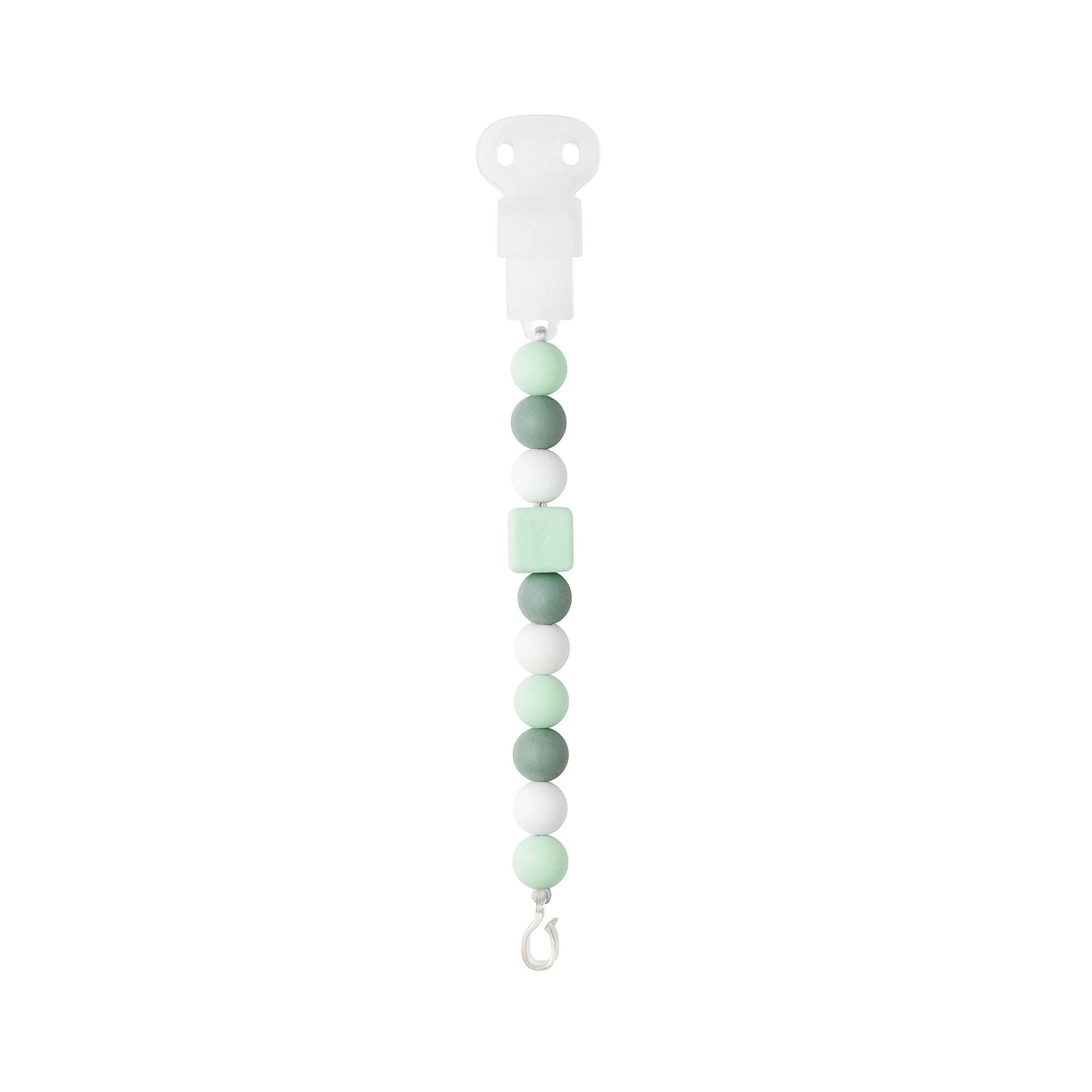 Nattou - Silicone Pacifier Clip | 25cm | Mint Nattou - Silicone Pacifier Clip | 25cm | Mint