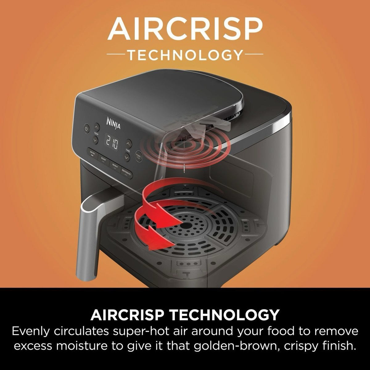 Ninja - 4-in-1 Air Fryer Pro | 1750W | 4.7L