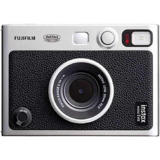 Fujifilm - Instax Mini Evo Hybrid Instant Camera with Screen| Black