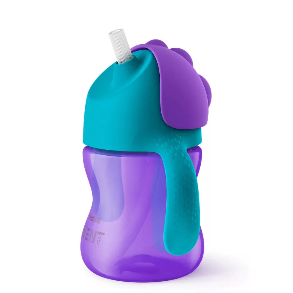 Philips Avent - Straw Cup 200ml | Purple-Blue Philips Avent - Straw Cup 200ml | Purple-Blue