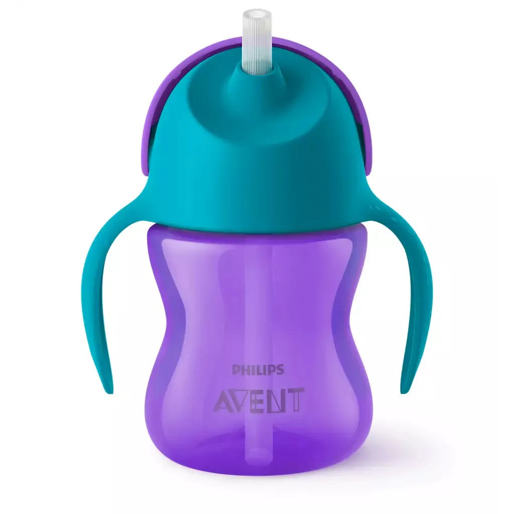 Philips Avent - Straw Cup 200ml | Purple-Blue Philips Avent - Straw Cup 200ml | Purple-Blue