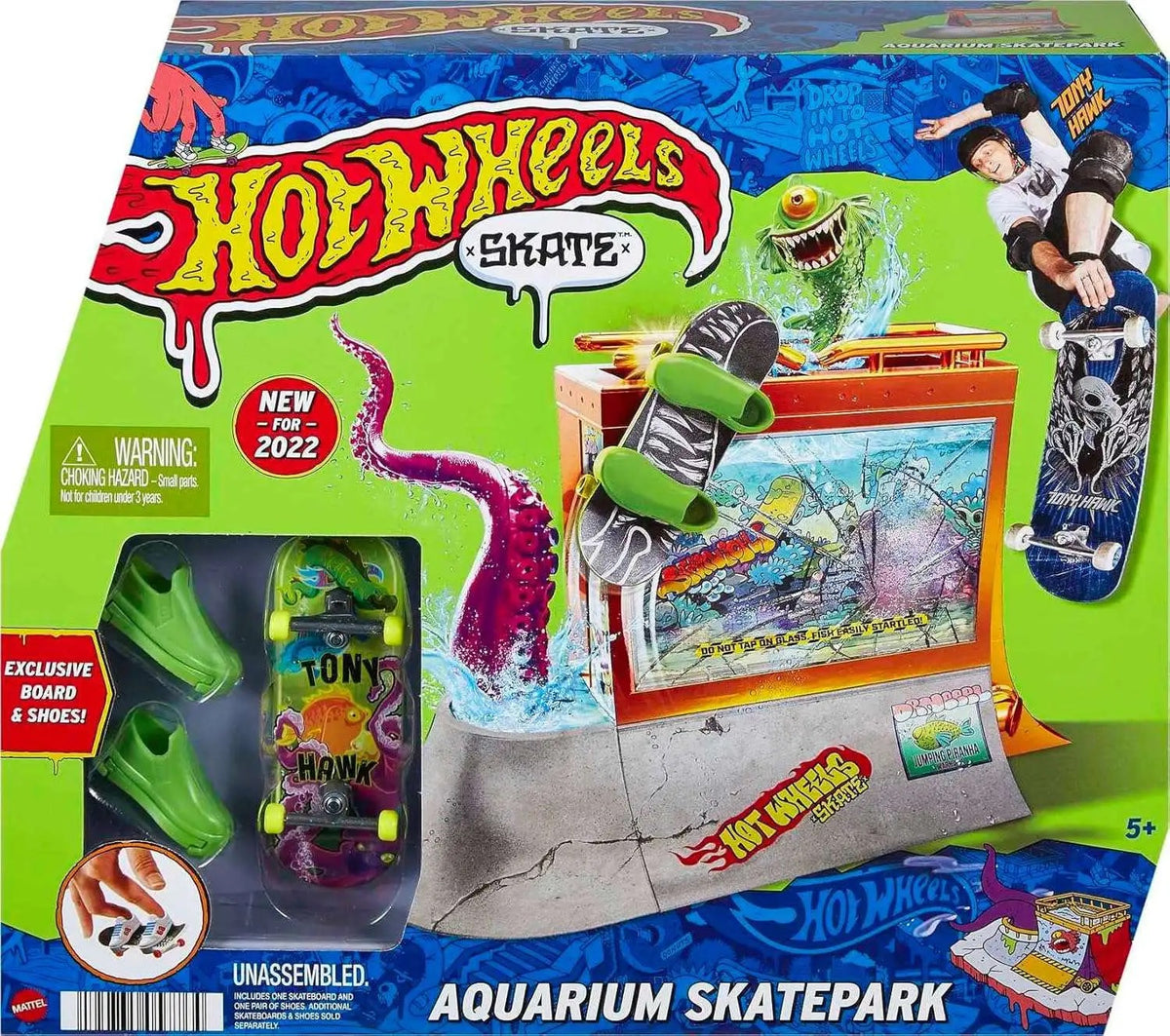 Hot Wheels - لوح تزلج في حديقة التزلج مع لوح تزلج بالأصابع | 3-6 سنوات Hot Wheels - لوح تزلج في حديقة التزلج مع لوح تزلج بالأصابع | 3-6 سنوات