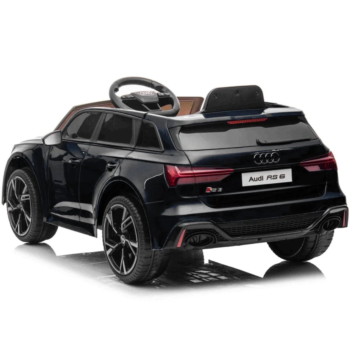 Audi - Audi RS 6  Licensed R/C Ride on Car | Black