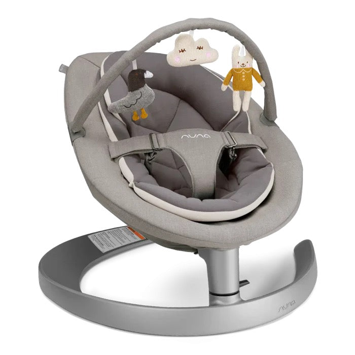 Nuna – Leaf™ Grow Swing | Baby Lounger to Chair + Toy Bar | Quartz