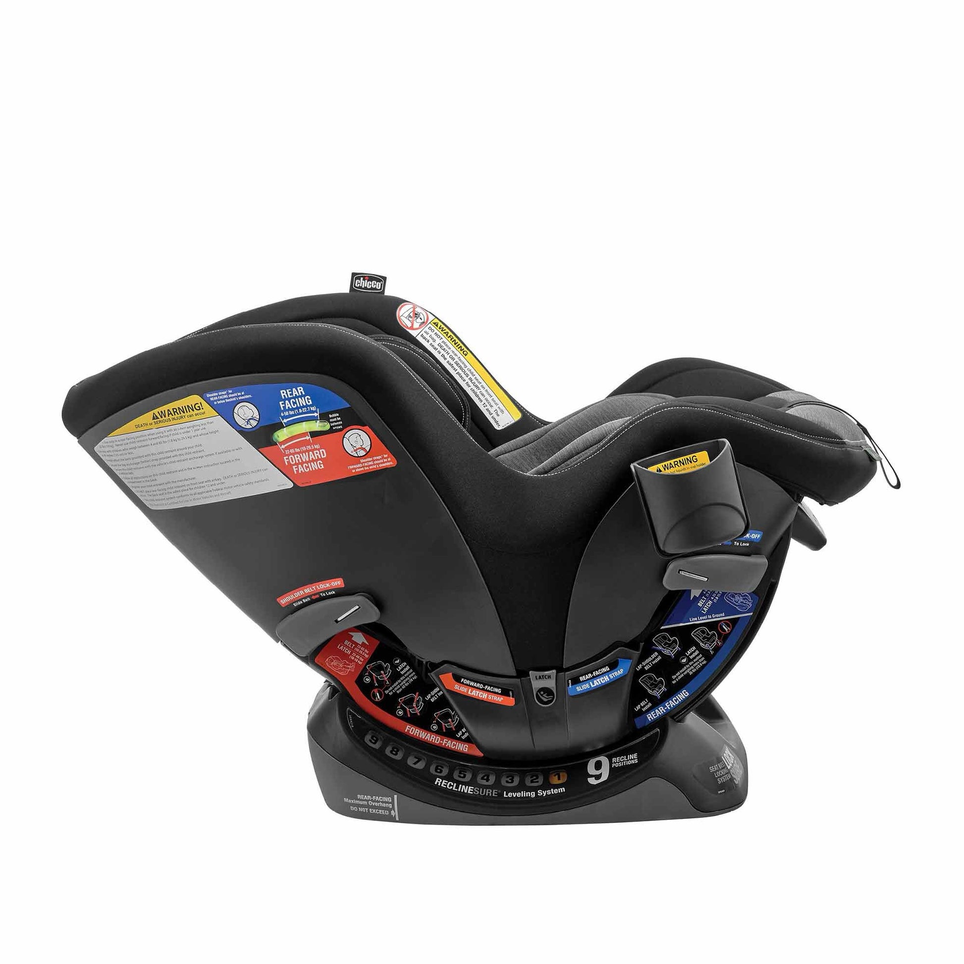 Chicco - NextFit Max ClearTex Extended-Use Convertible Car Seat | Shadow Chicco - NextFit Max ClearTex Extended-Use Convertible Car Seat | Shadow