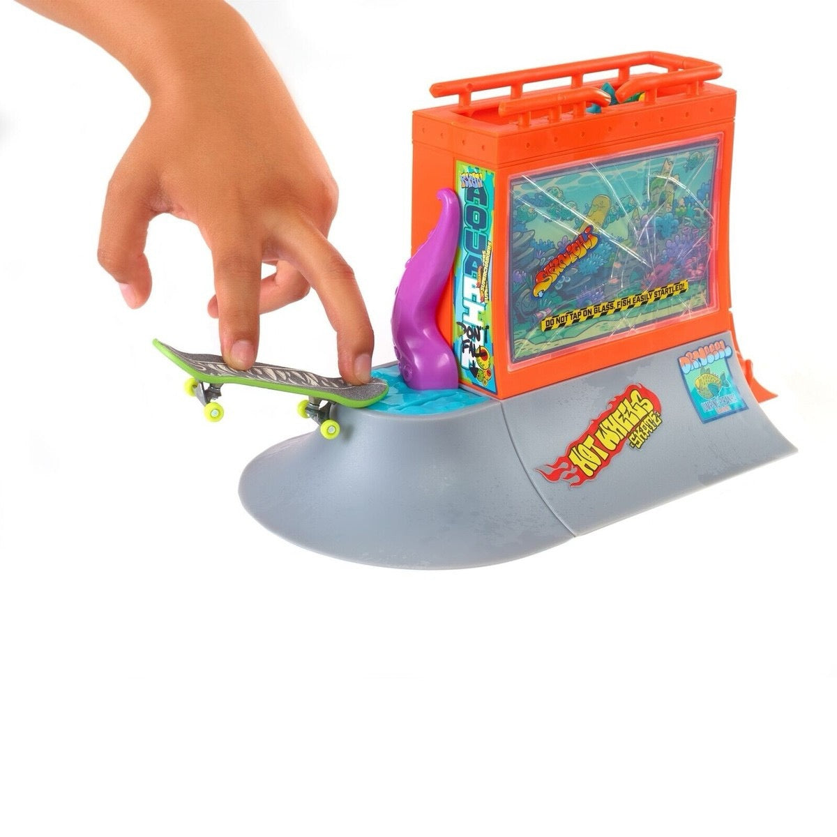 Hot Wheels - لوح تزلج في حديقة التزلج مع لوح تزلج بالأصابع | 3-6 سنوات Hot Wheels - لوح تزلج في حديقة التزلج مع لوح تزلج بالأصابع | 3-6 سنوات