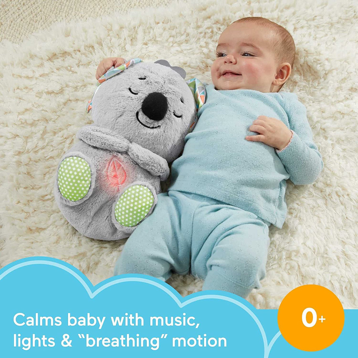 Fisher-Price - Soothe N Snuggle Koala Plush Sound Machine With Realistic Breathing Motion Fisher-Price - Soothe N Snuggle Koala Plush Sound Machine With Realistic Breathing Motion