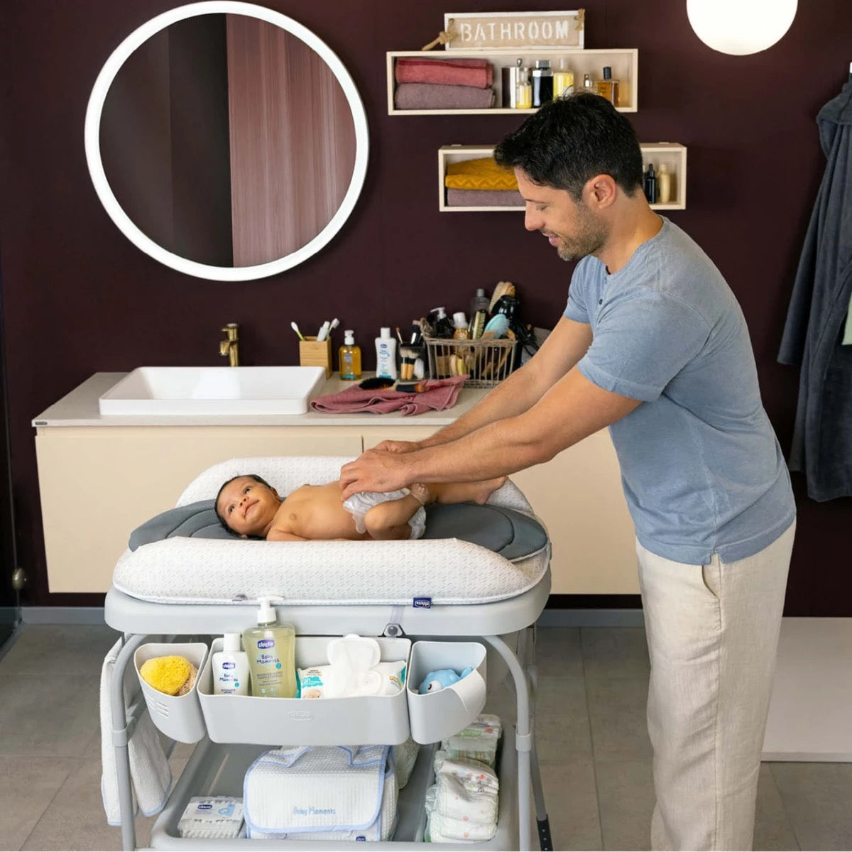 Chicco - Cuddle & Bubble | GRAPHITE MELANGE