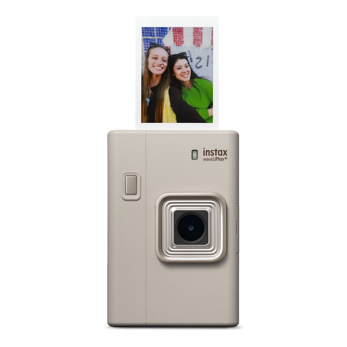 Fujifilm - Instax Mini LiPlay Plus Hybrid Instant Camera | Beige
