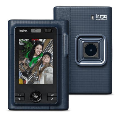 Fujifilm - Instax Mini LiPlay Plus Hybrid Instant Camera | Midnight Blue