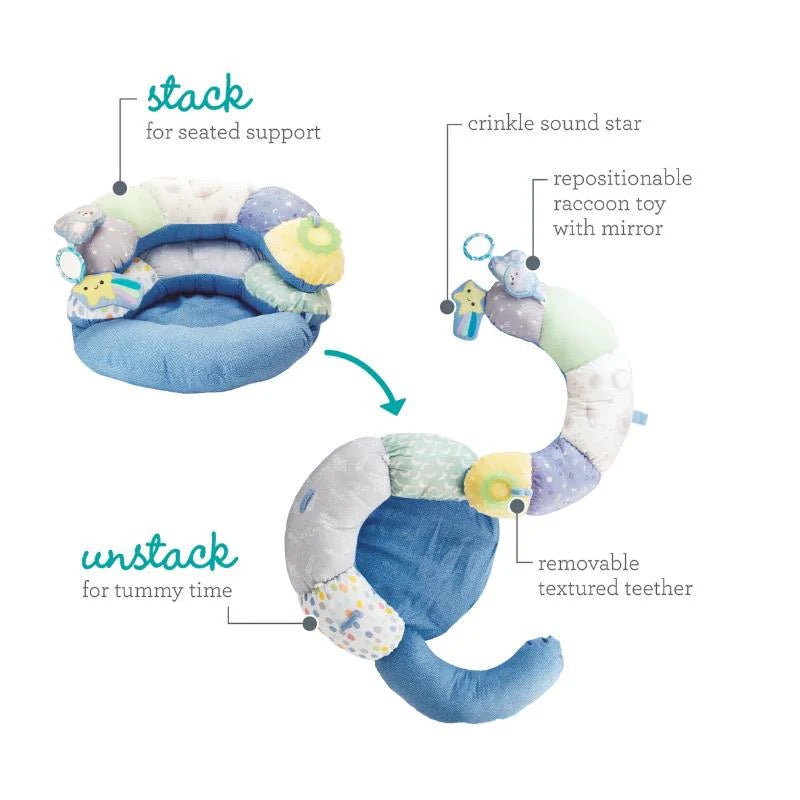 Infantino - 2-in-1 Tummy Time & Seated Support
