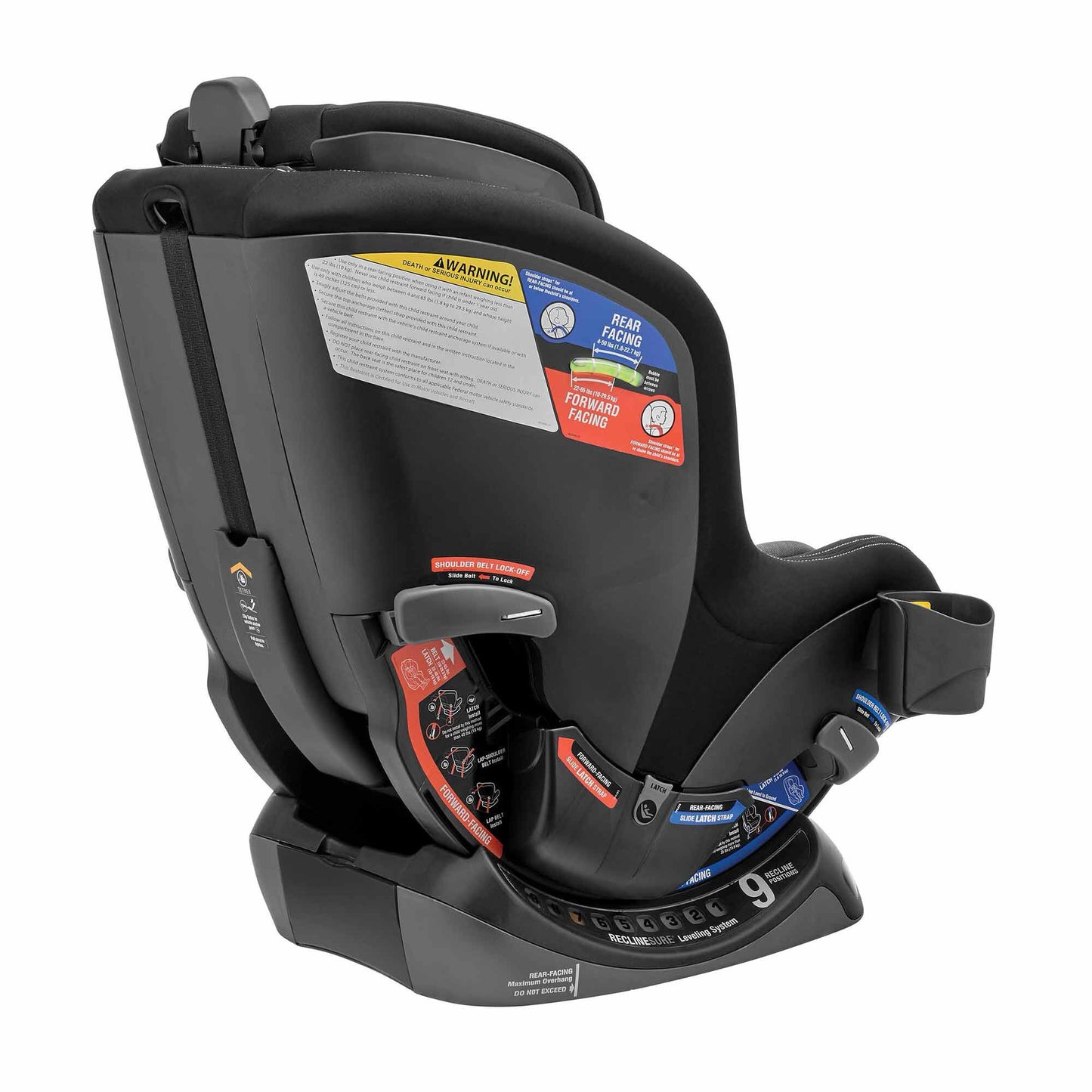 Chicco - NextFit Max ClearTex Extended-Use Convertible Car Seat | Shadow