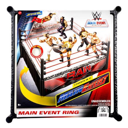 WWE - Superstar Ring with Labels for Main Event & RAW | 3-6Y