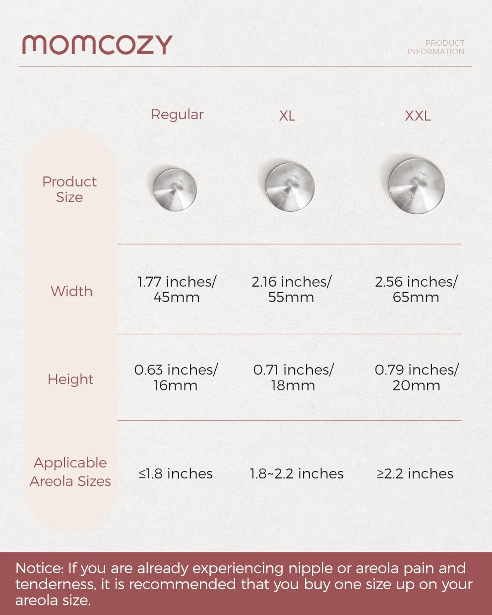 Momcozy - Pure Silver Nipple Shield