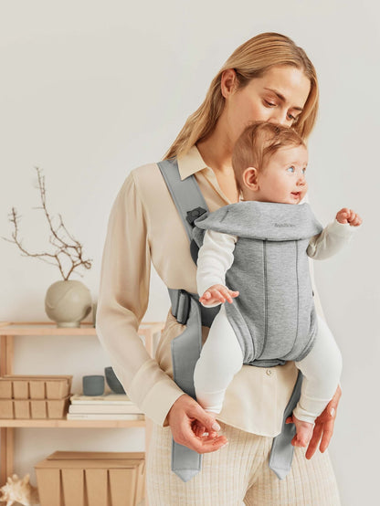 BabyBjörn - Baby Carrier Mini | 3D Jersey | Light Grey