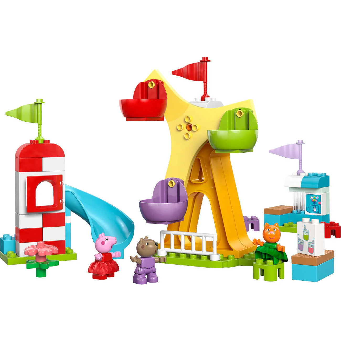 Lego - Peppa Pig Funfair | 53 Pcs | 2Y+ Lego - Peppa Pig Funfair | 53 Pcs | 2Y+