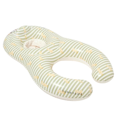 SUNNYLiFE - Float Together Baby Seat | Duck Sage Stripe