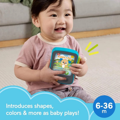 Fisher Price - لعبة قارئ قصص الجرو من لاف آند ليرن
