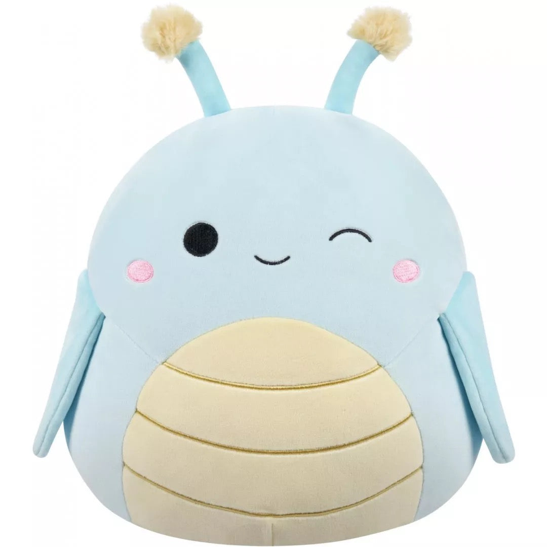 Squishmallows - Little Plush 7.5" Winking Blue Grasshopper With Flowers