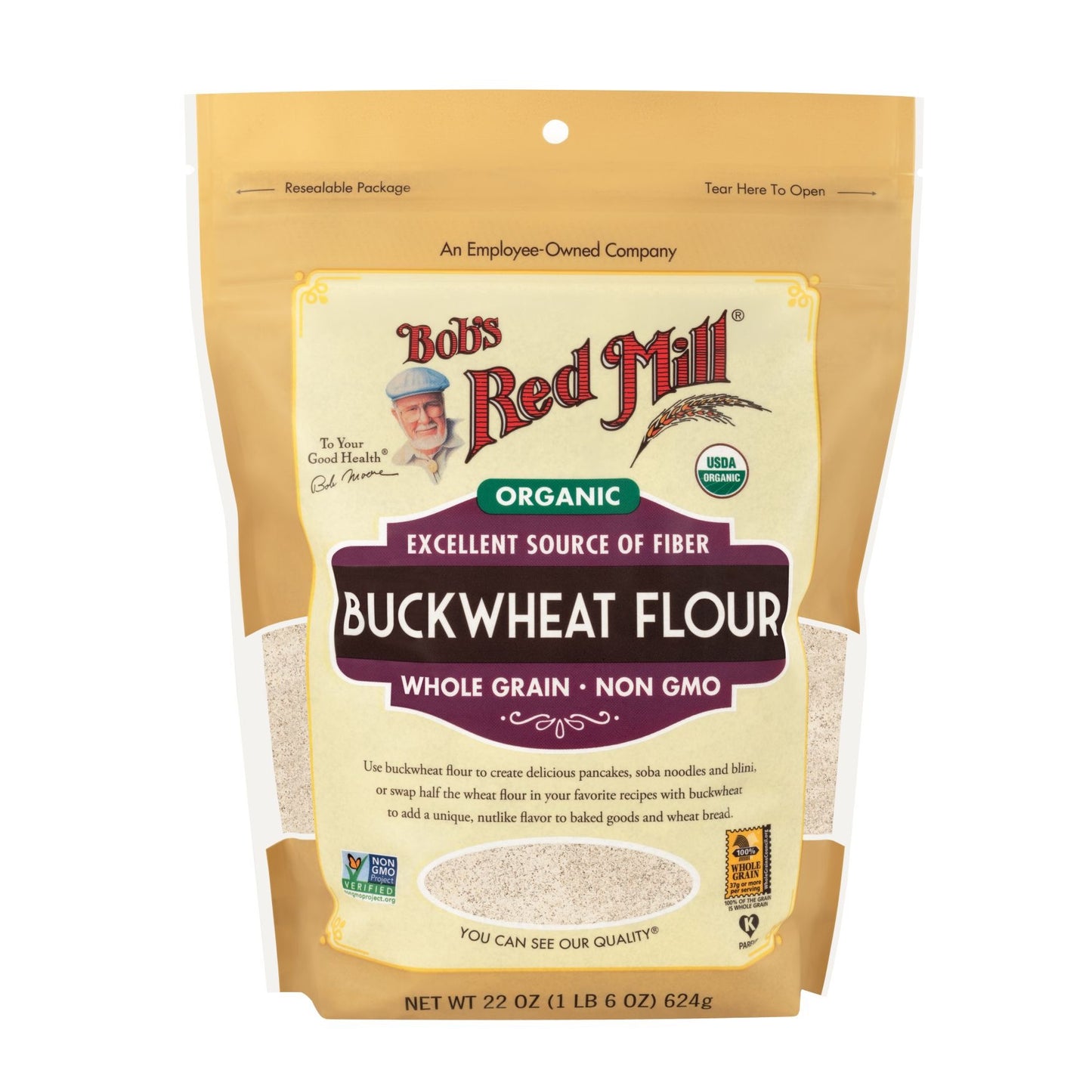 Organic Buckwheat Flour | 624g