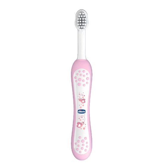 Chicco - Toothbrush | Pink | 6-36m Chicco - Toothbrush | Pink | 6-36m
