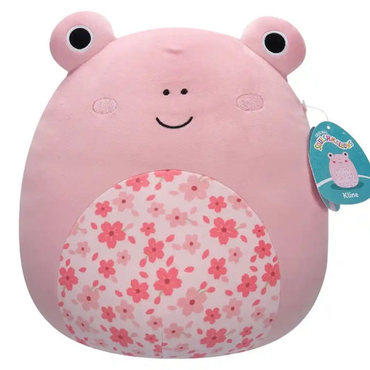 Squishmallows - Little Plush 7.5" Kline - Pink Frog - Sakura Flower Belly