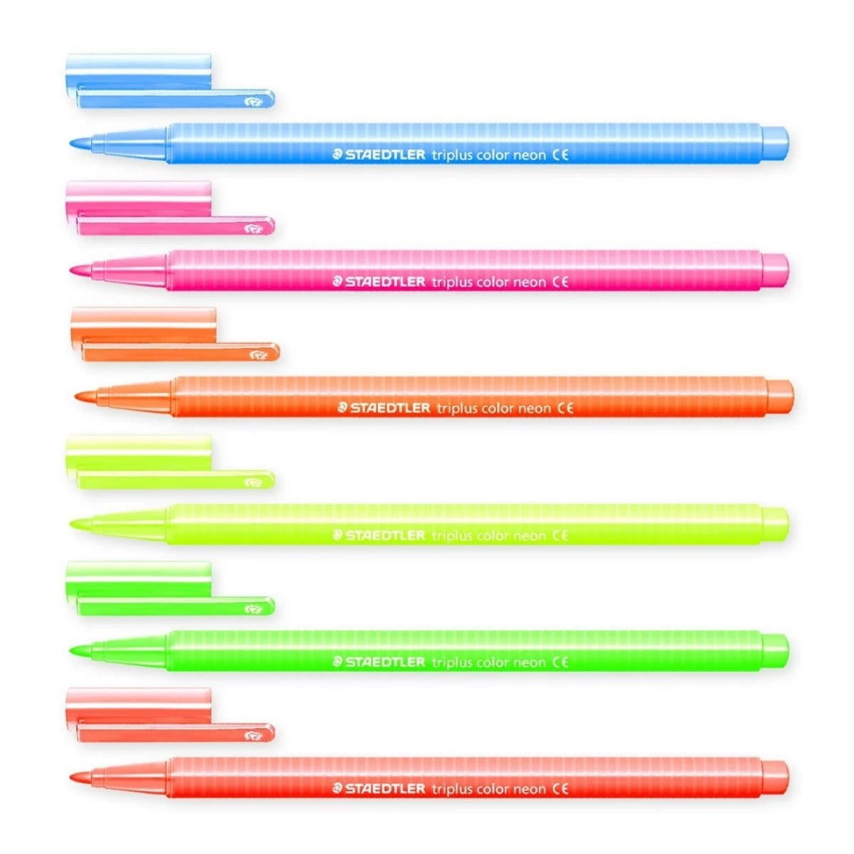 Staedtler - Triplus Color Fibre-Tip Pens Neon | Pack of 6