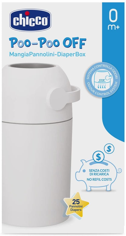Chicco - Grain Nappy Bucket | Diaper Pail