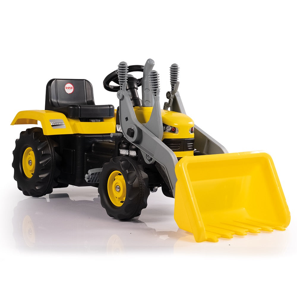 Dolu - Tractor Pedal Operated with Excavator | Yellow| 3Y+ Dolu - Tractor Pedal Operated with Excavator | Yellow| 3Y+