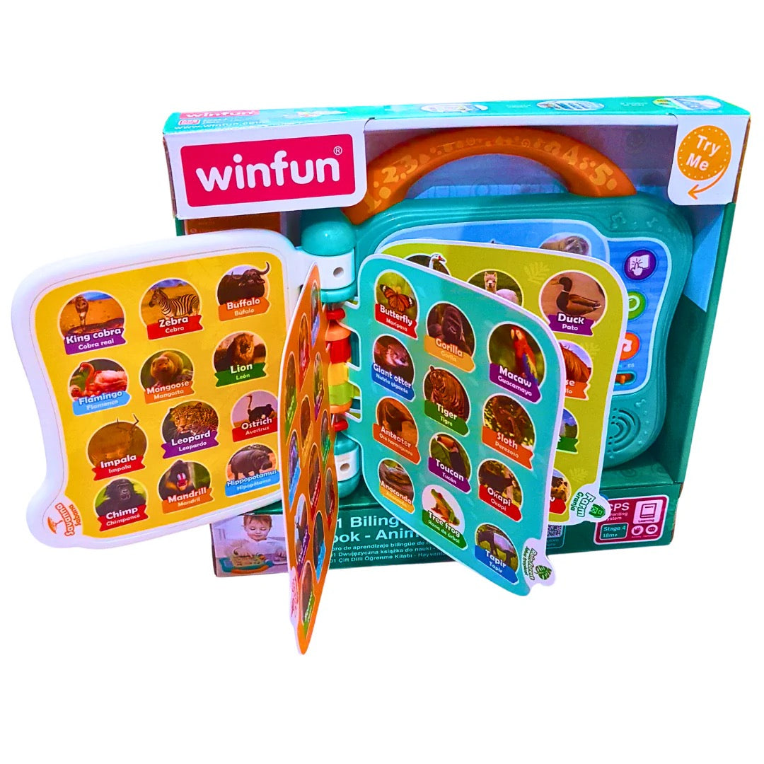 Winfun - 101 Learning Book | Animals | 18m+ Winfun - 101 Learning Book | Animals | 18m+