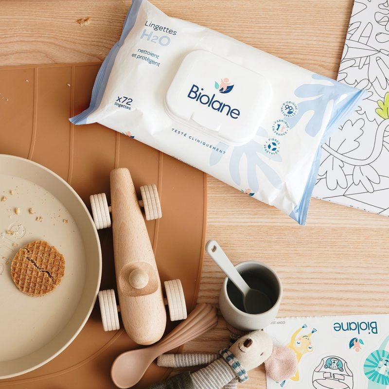 Biolane - Baby H2O Wipes | 72 Count Biolane - Baby H2O Wipes | 72 Count