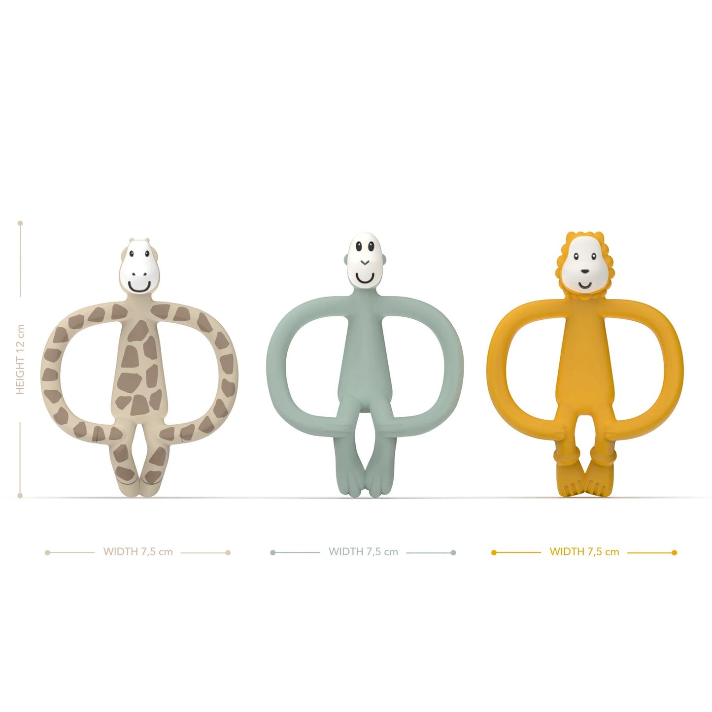 Matchstick Monkey - Animal Teether Gift Set | Pack Of 3
