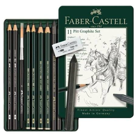 Faber-Castell - Pitt Graphite Drawing Set | Small Tin of 11