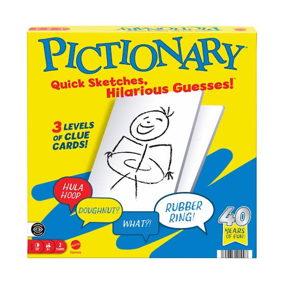 Pictionary - Family Board Game for Kids & Adults | 6Y+ Pictionary - Family Board Game for Kids & Adults | 6Y+