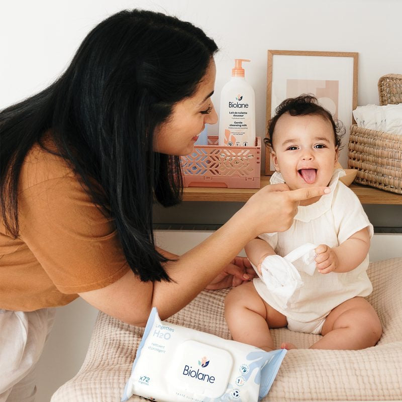 Biolane - Baby H2O Wipes | 72 Count