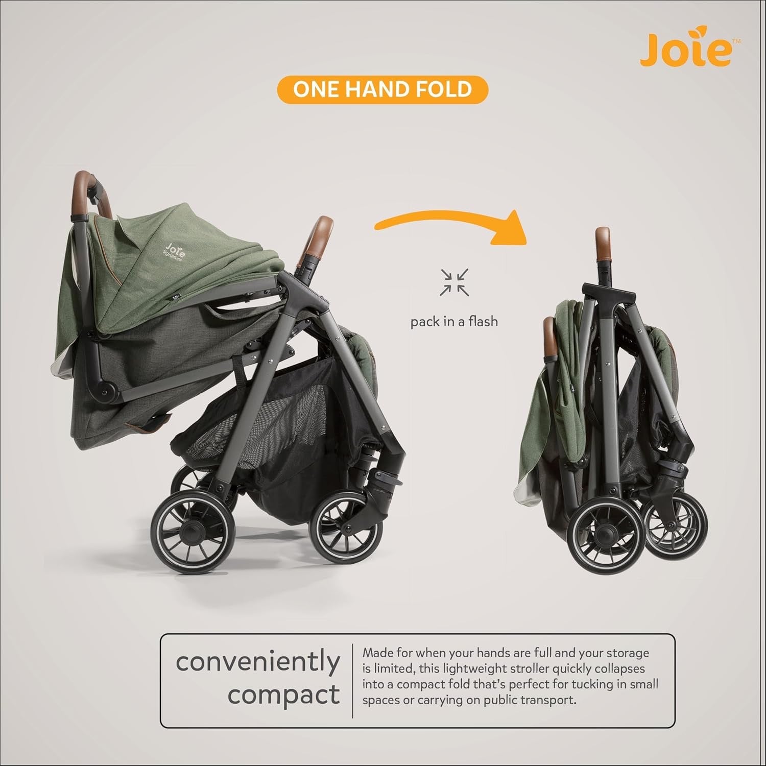 Joie - Parcel Stroller | Pine Joie - Parcel Stroller | Pine