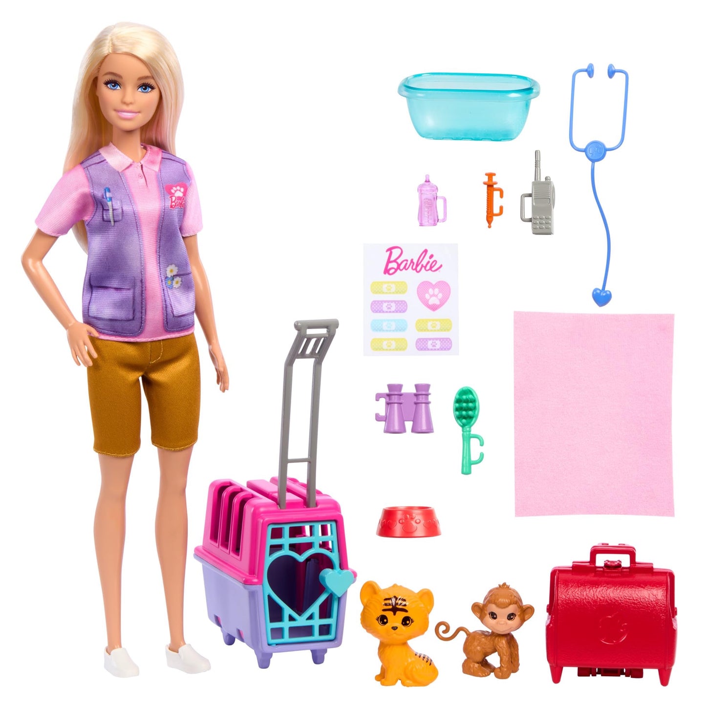 Barbie - Animal Rescue & Recover Playset