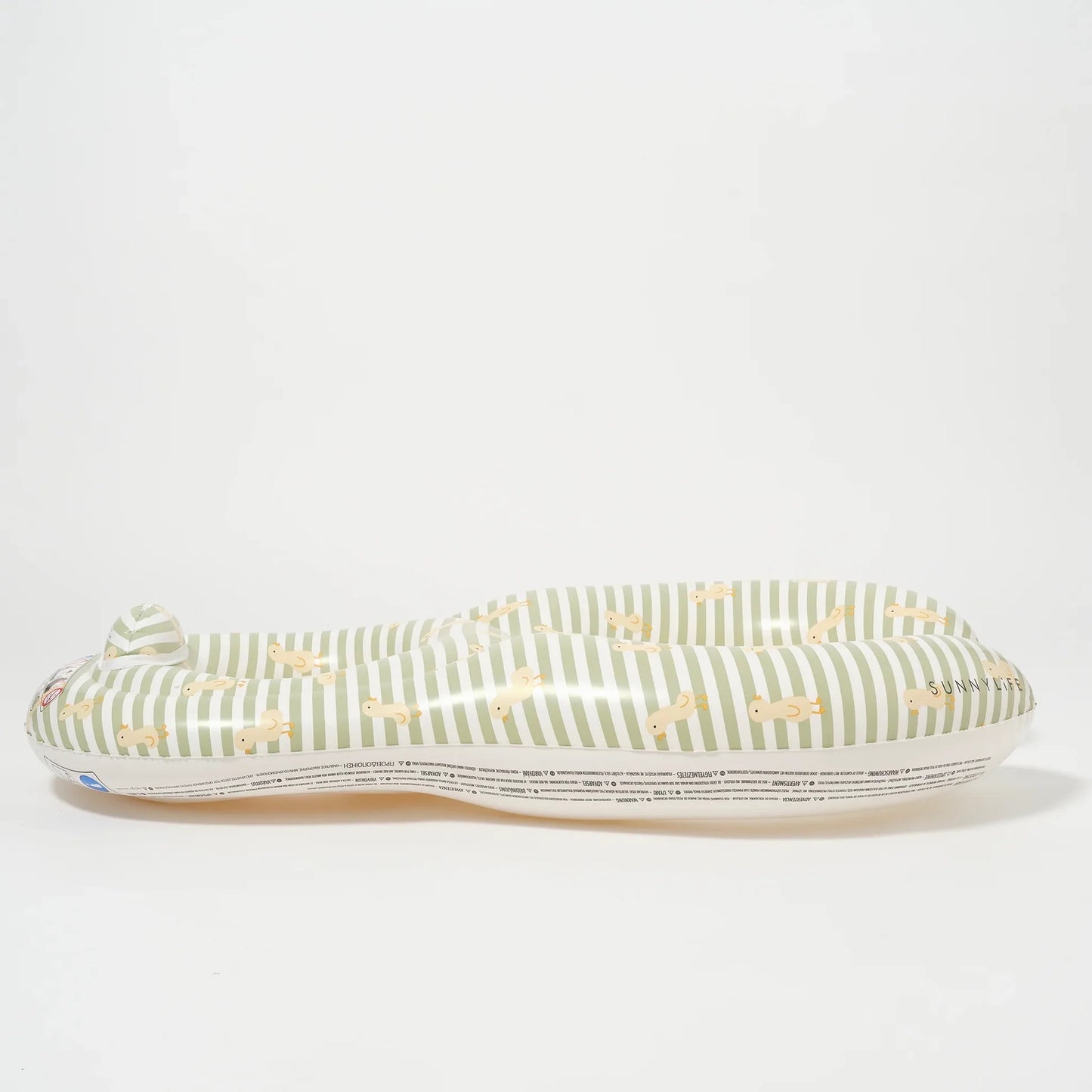 SUNNYLiFE - Float Together Baby Seat | Duck Sage Stripe