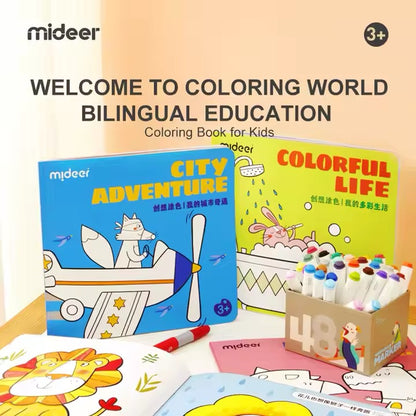 Mideer - Coloring Book - Magical World