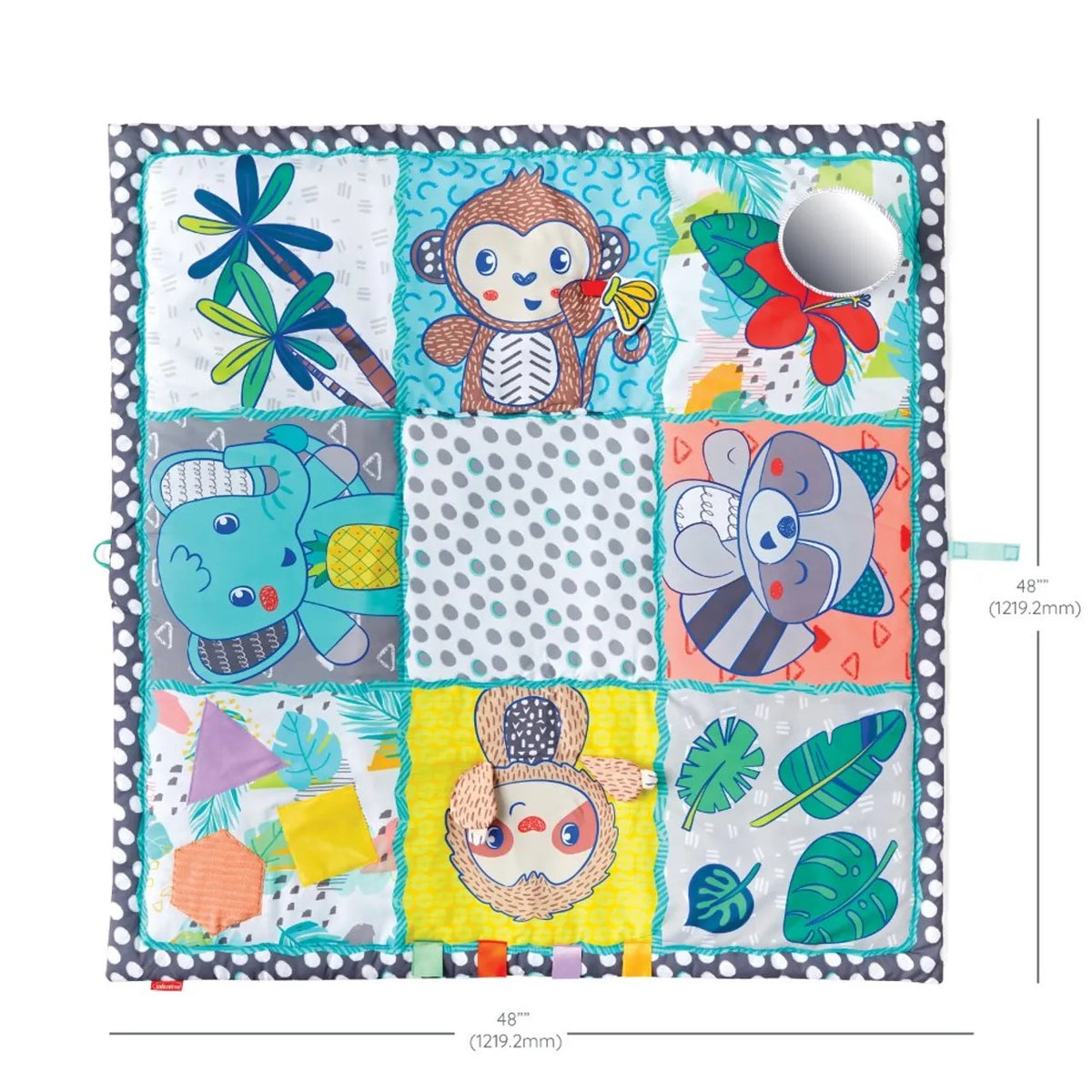 Infantino - Giant Sensory Discovery Playmat For Baby Infantino - Giant Sensory Discovery Playmat For Baby