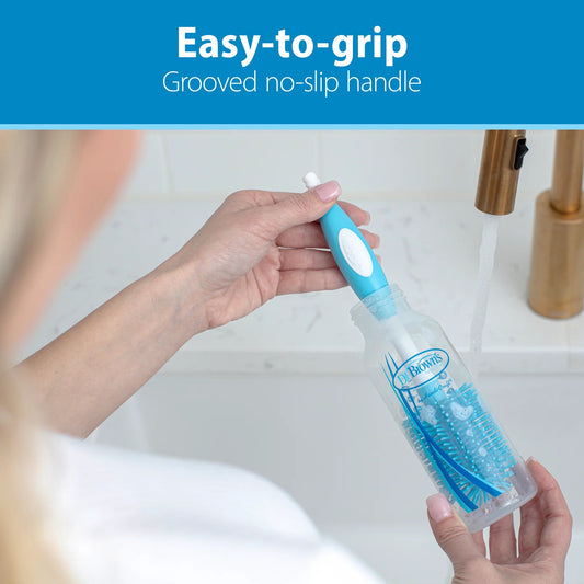 Dr. Brown’s - Silicone "Soft Touch" Bottle Brush Blue — BambiniJO Jordan