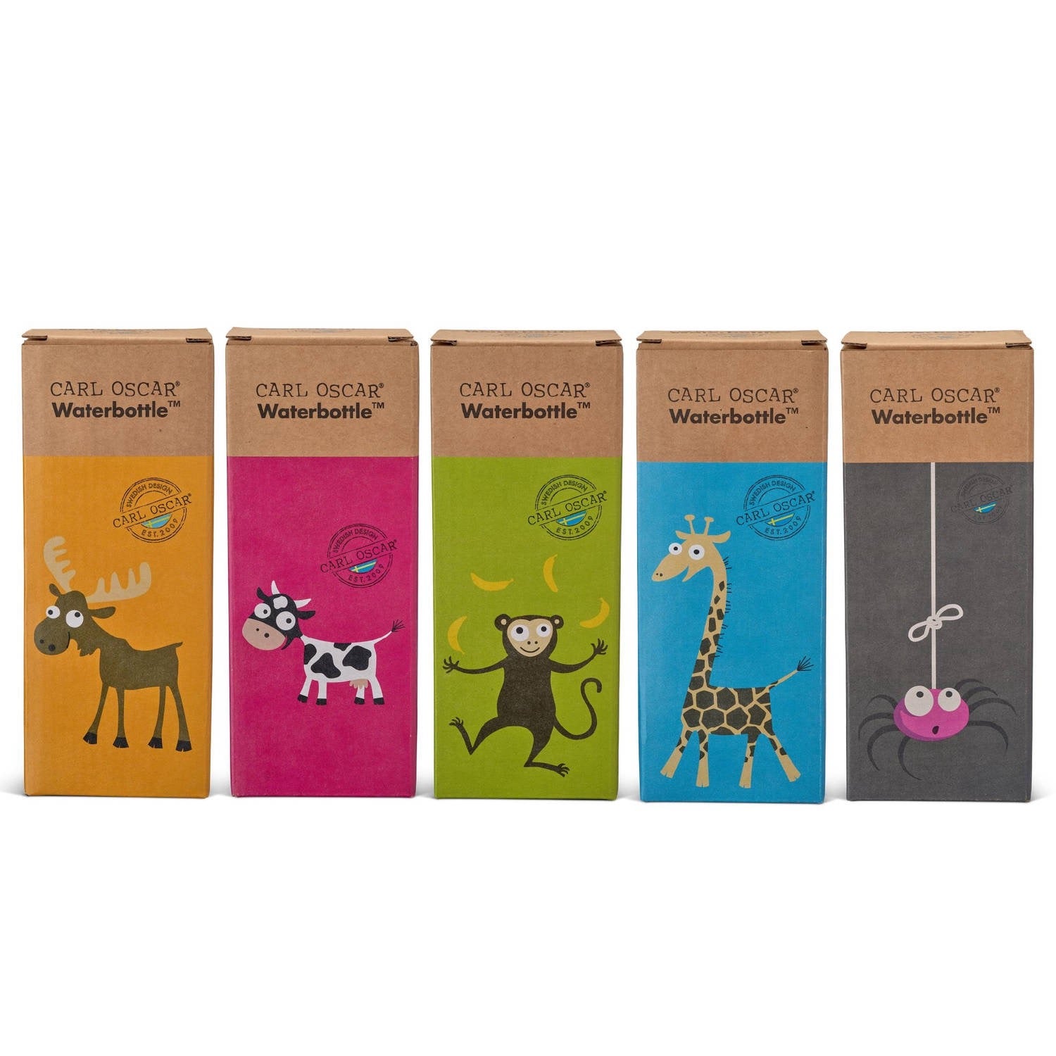 Carl Oscar - Water Bottle 0.35 L | Grey Spider Carl Oscar - Water Bottle 0.35 L | Grey Spider