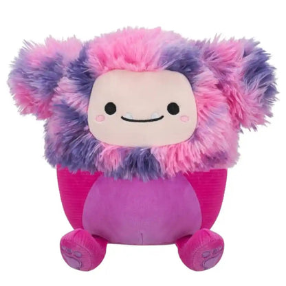Squishmallows - Little Plush 7.5" Woxie - Magenta Bigfoot - Multicolored Hair