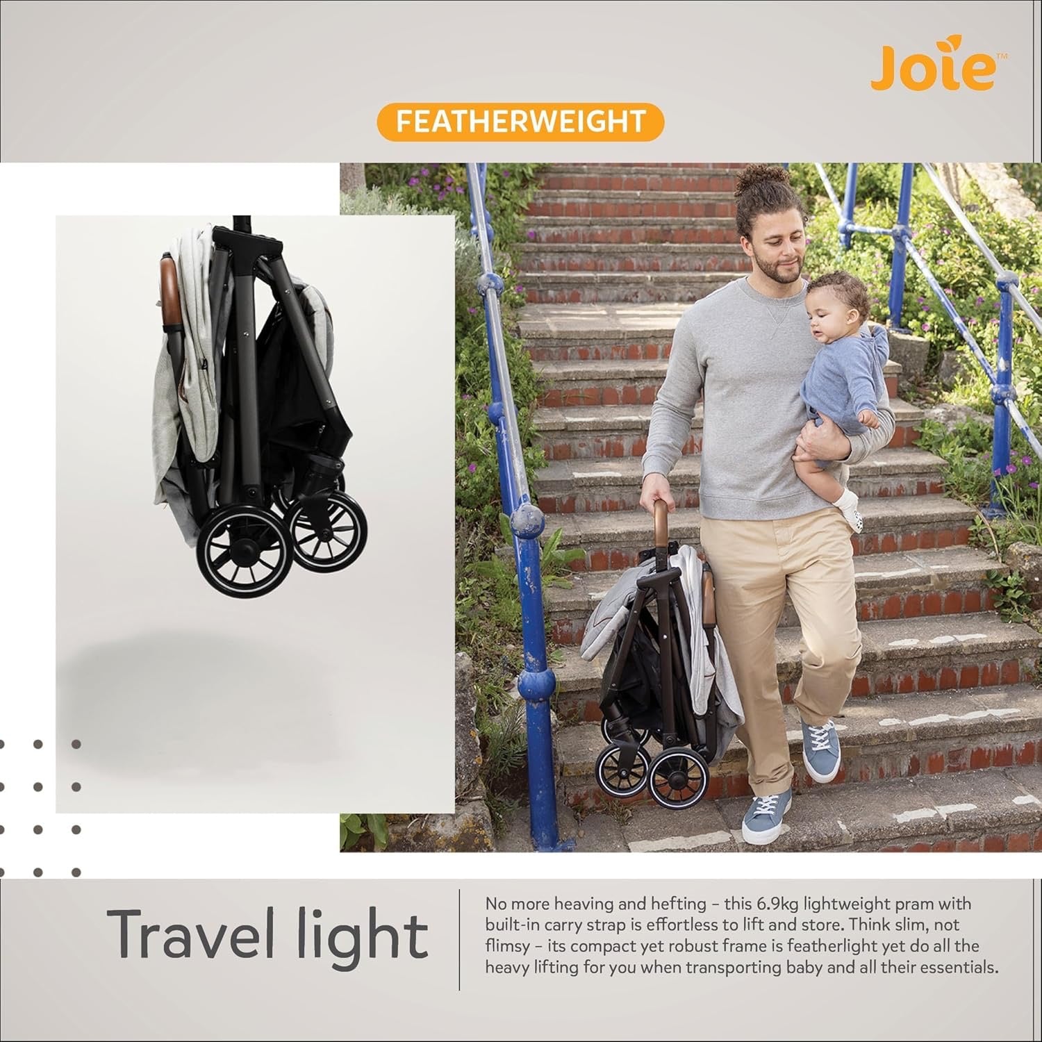 Joie - Parcel Stroller | Pine Joie - Parcel Stroller | Pine