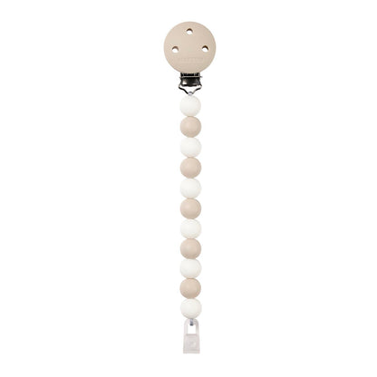 Nattou - Pacifinder Pacifier Clip | Clay White