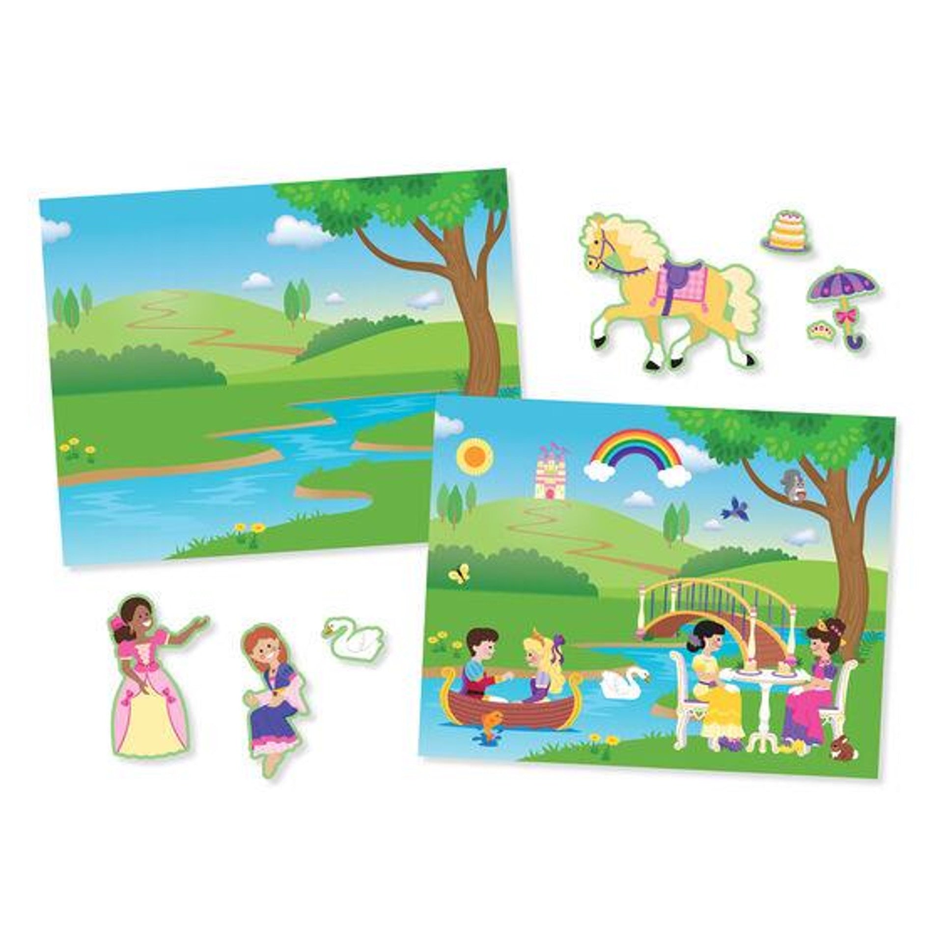 Melissa & Doug Reusable Sticker Pad - Princess Castle Melissa & Doug Reusable Sticker Pad - Princess Castle