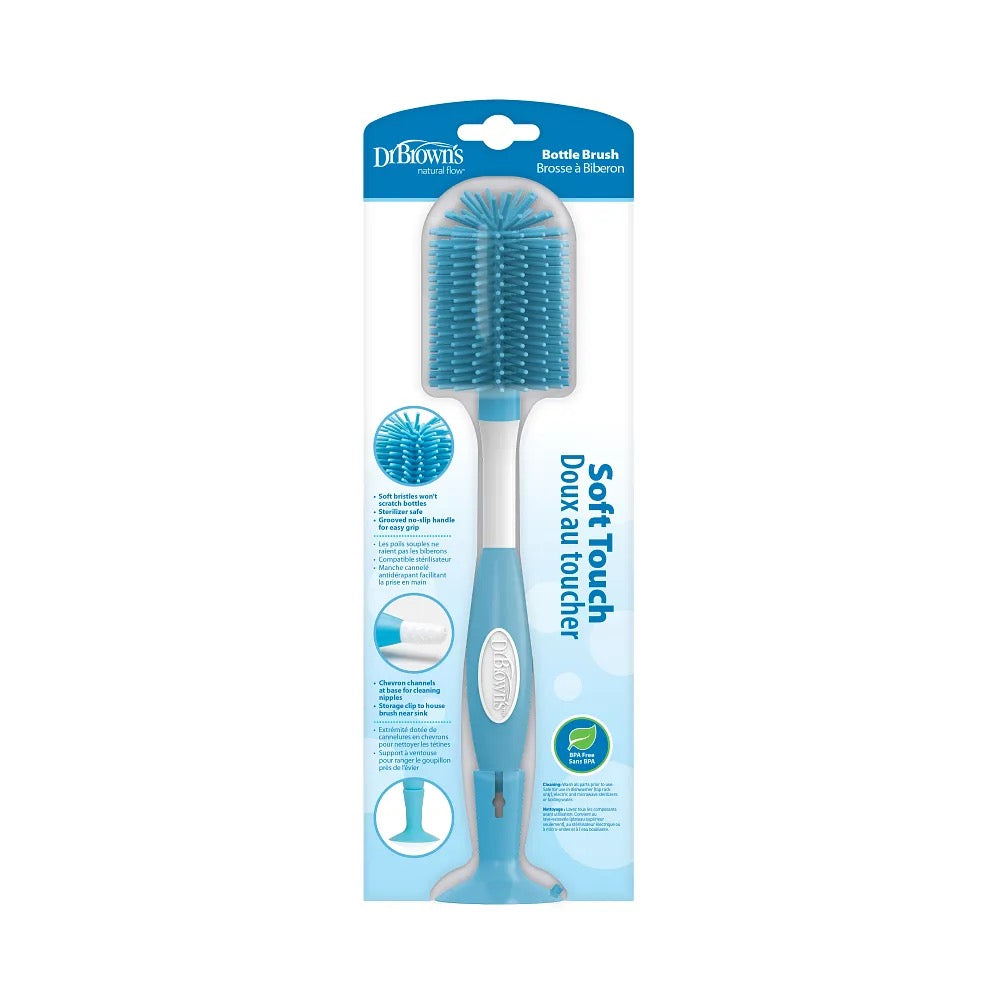 Dr. Brown’s - Silicone "Soft Touch" Bottle Brush | Blue