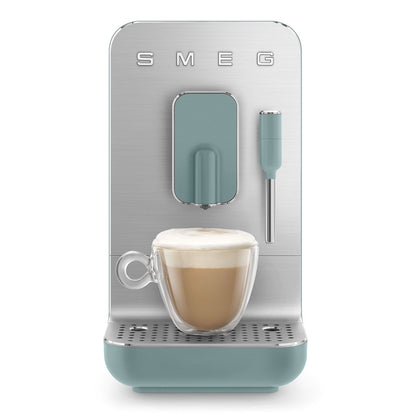 Smeg - Automatic Espresso Coffee Machine with Steam Wand | 50's Style Aesthetic | Emerald Green