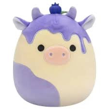 Squishmallows - Little Plush 7.5" Benito - Blueberry Cheesecake Cow