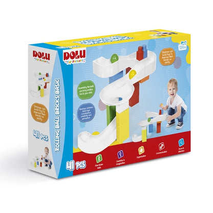Dolu - Marble Run | Rolling Ball Bricks Basic | 1Y+